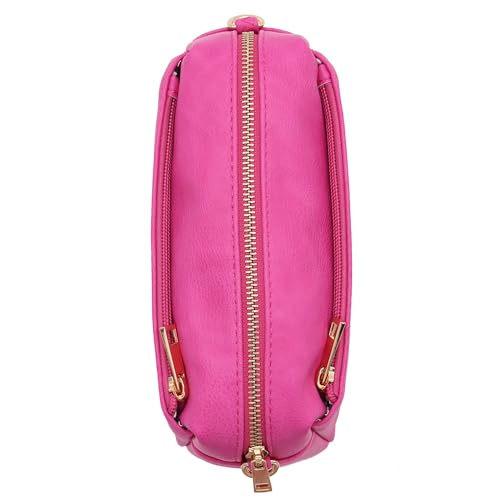 Image of FashionPuzzle Triple Zip Small Crossbody Bag