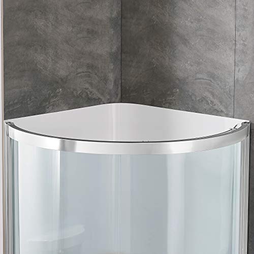 Ove Decors Breeze Pro 32 Shower Kit Corner With Base, Inch, Chrome #TOP3
