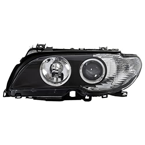 Phare principal halogène avant gauche H7 noir pour modèle 3 Cabriolet E46