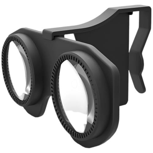 Mini gafas plegables de realidad virtual, tamaño de bolsillo, para visualización 3D inmersiva, compatible con teléfonos inteligentes iPhone y Android, 4,5 x 5,5 x 6 cm