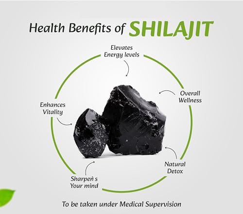 Image of Himalayan Shilajit /Shilajeet Resin | 20 gm | Guaranteed 75%+ Fulvic Acid | Sourced from ~18,000 ft | For Stamina, Endurance & Strength | Contains Lab Certificate
