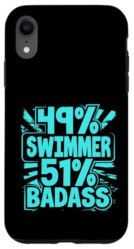 ���j�`�[�����[���A 49% �X�C�}�[ 51% Badass �X�C�}�[ �X�}�z�P�[�X iPhone XR �p