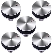 5 Pack Gas Stove Knob Replace for WB03X24360 Compatible with ge Monogram Gas Cooktop Replaces GE Monogram Stove Knobs WB03T10259, AP5980302,4179424,AP5980302, EAP11700818
