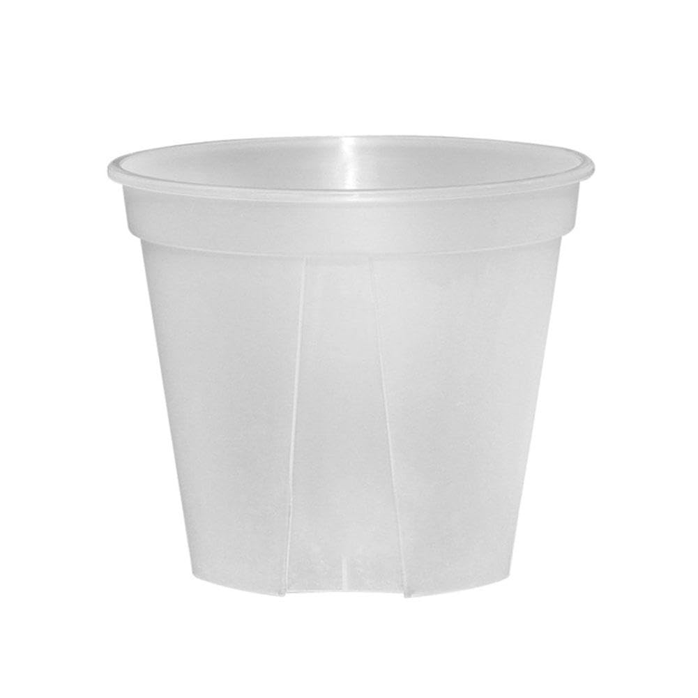 Clear Plastic Orchid Pots With Holes Transparent Flower Pot Succulents Plant Breathable Basin Green Mountain Root Basin