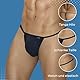 ARIUS Tanga Herren - Sexy Schwarz Tanga aus Baumwolle - Mnnliche String - g-String, XL
