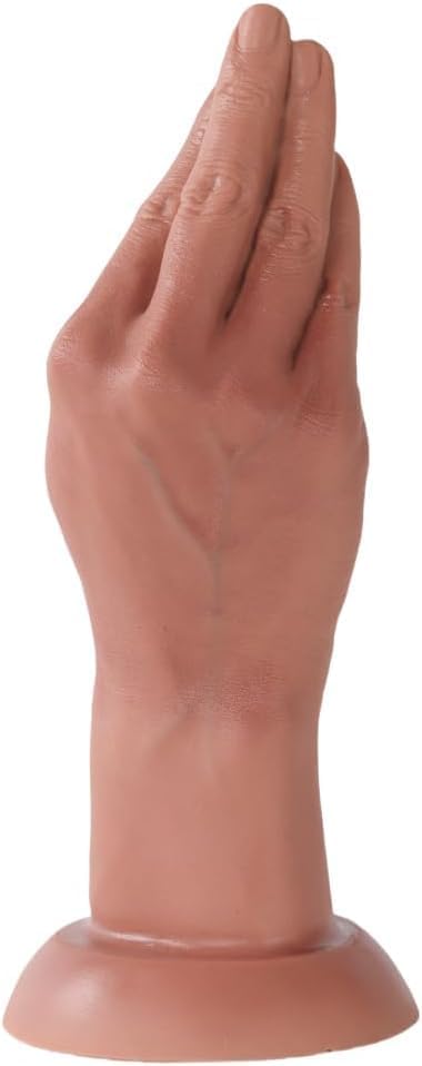 11 Inch Big, Thick Hand & Fisting Dildo, 3-Inch + Diameter XXXL Fist Anal Gape, Rubber Fist, Fisting Toy, 1:1 Life-Size, Long, Extra Large, Wide, Giant, Large Plug, Silicone Anal Dildo. No.64