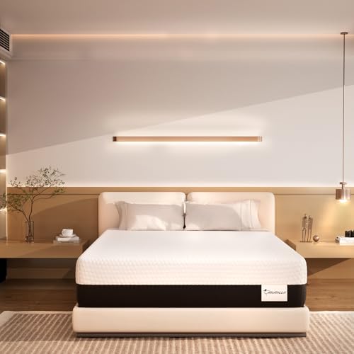 LIYIH 12" Queen Memory Foam Mattress CertiPUR