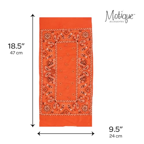 Image of Motique Accessories Paisley Bandana Neck Gaiter Tube Headwear Motorcycle Face Scarf