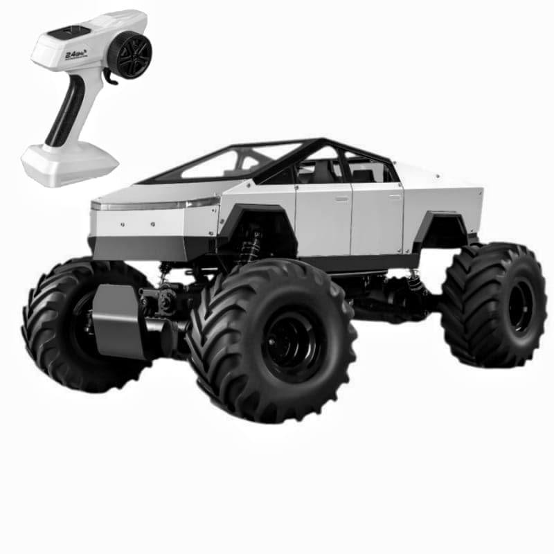 Image of Off Roader Rechargeable Remote Control Car | RC Car Monster Truck | 4 Headlight Modes | Lithium Battery | C-Type Charging | 2.4GHz Remote Controller Race-Ready (Off road-0855-257)