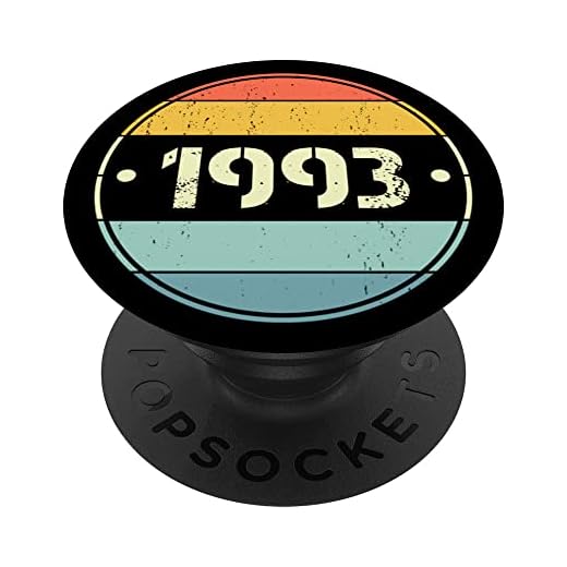 1993 edición limitada 1993 cumpleaños Popsocket para hombres y mujeres PopSockets PopGrip Intercambiable