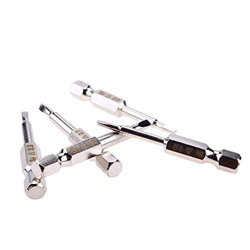 Leizeng 5Pcs Magnetic Triangle Head Screwdriver Bits S2 Steel 1/4 Hex Shank 50Mm Set #TOP5