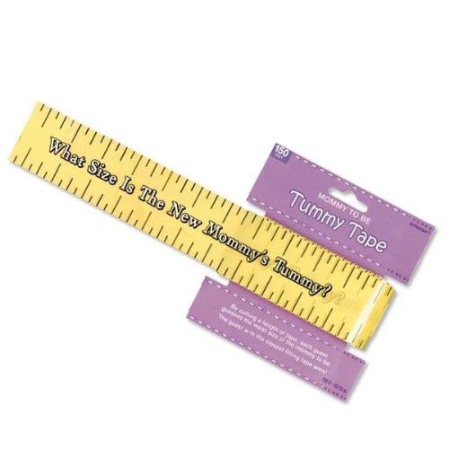 Baby Bump Tape Measure - Baby Shower Party Game & Favor, 60 Inch, Guess The Bump Size