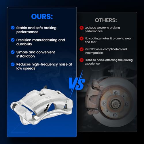 Image of Front Brake Caliper Assembly Replaces for 19-B1334 19-B1335, Compatible with Acura CL 1998-1999 2.3L L4, Compatible with Honda Accord 1990-1997 2.2L L4, GAS