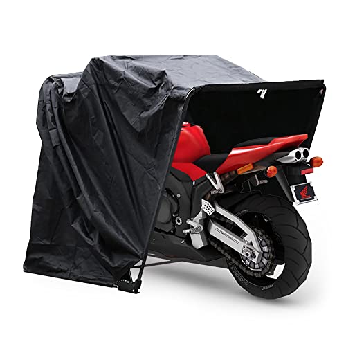 Motorrad Zelt Garage, 270x105x155 cm Schwarz...