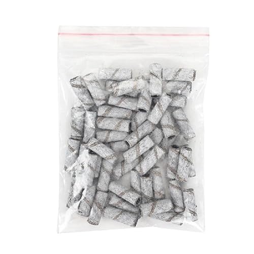 80/120/150/180/240Grit Nail Machine Nail Drill Bits Sanding Bands Set For Nail Drill File Acrylic Nails Gel Removing Mini Nail File Manicure Accessories Nail Care Tool Nail Grinding Head Professional