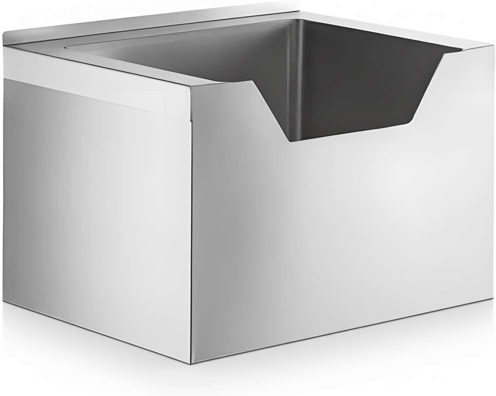 NSF Large 33" x 25" x 16" Commercial Floor Mop Sink - Heavy-Duty 304 Stainless Steel Utility Basin