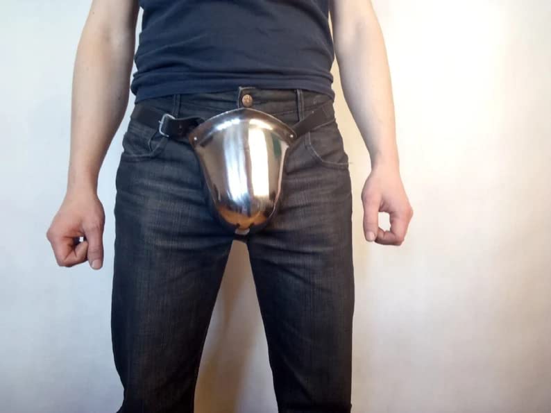 Mittelalterlicher Stahl 15. Jahrhundert Kabeljau Stücke Stahl Leiste Buhurt Kämpfer Schrittschutz Ritter Rüstung Herren Codpiece für SCA Reenactors Fights & LARP Armour