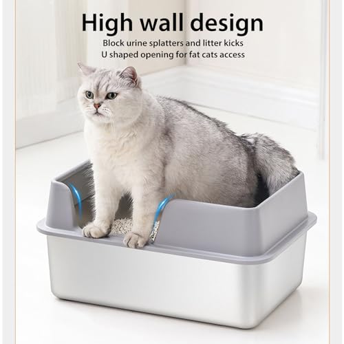 Caja semi-cerrada para gatos 19.7x13.8x9.8 pulg miniatura 2