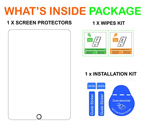 Image of Tempered Glass Screen Guard Protector Compatible for Apple iPad Pro 10.5 inch 2017 /iPad Air 3rd Generation 2019 (Transparent)