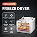 Commercial Food Freeze Dryer Machine - 400W, 8-12 Layers, Timer Control, 35-90℃ Temperature Range, 6-Inch Fan for Efficient Drying of Fruits & Vegetables - 8thfloor