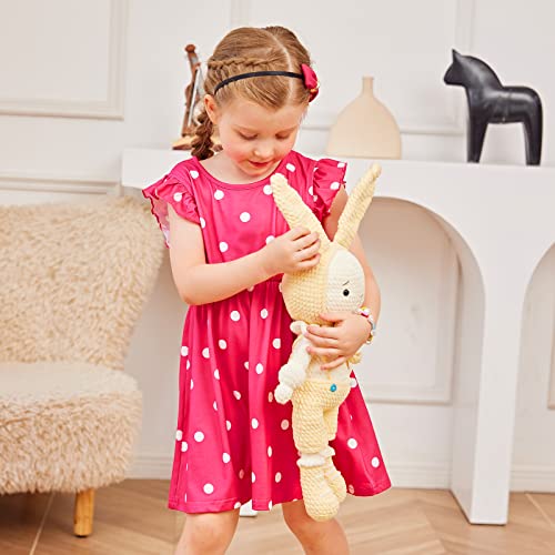 Patpat Toddlers Girls' Short Sleeve Sleeveless Dress Sets Pack Of 3 Toddler Ice Cream Polka Dots Dresses Set #TOP3