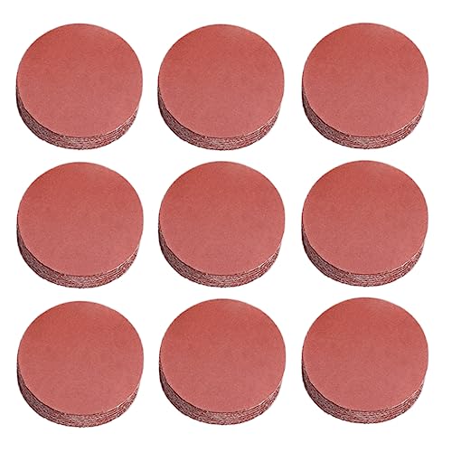 STEBRUAM 100 Stück Schleifpapier 125mm Klett 60 Körnung, Profi Gold