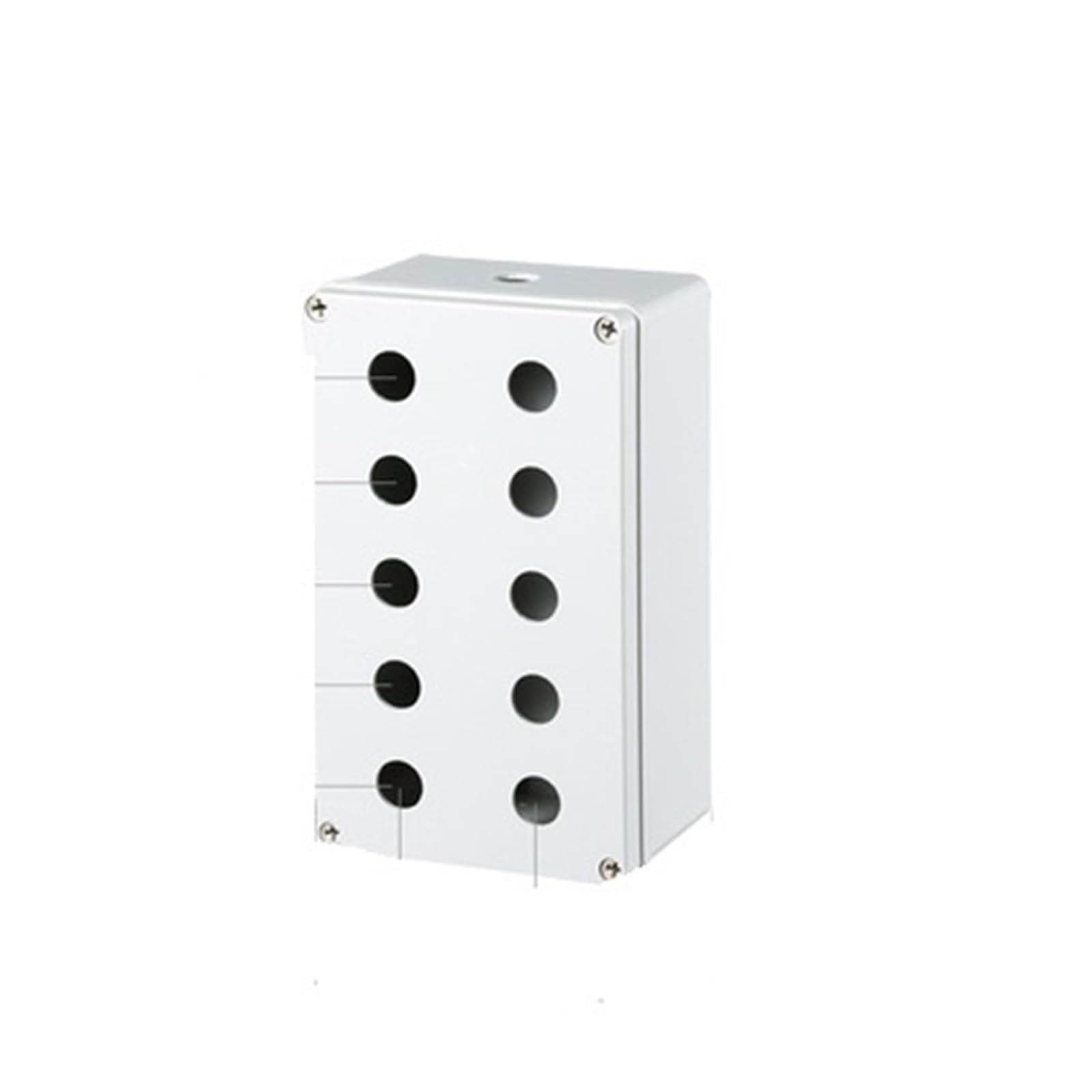 Boîtier électrique de commande 10 trous 22mm pour interrupteur bouton-poussoir ascenseur et industrie - 6