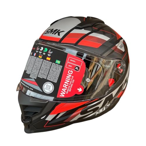 Image of SMK NOVA Track Full Face Helmet, ISI DOT ECE 22.06 Certified