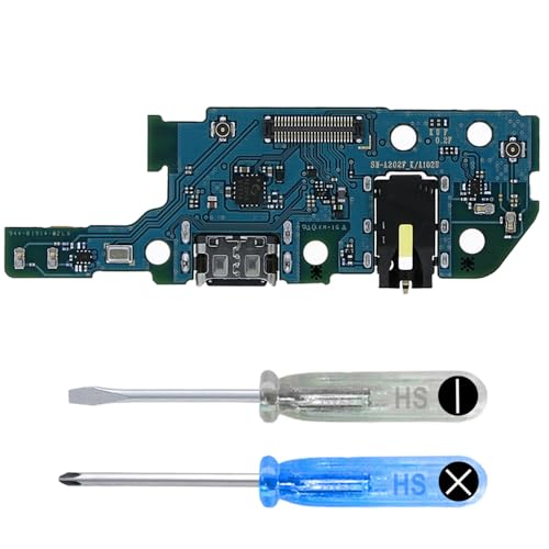 MMOBIEL Conector de Carga Compatible con Samsung Galaxy A20e 2019   Puerto de Carga   Dock Connector USB C   Audio Jack/Micrófono/Antena Repuesto   Incl Destornilladores