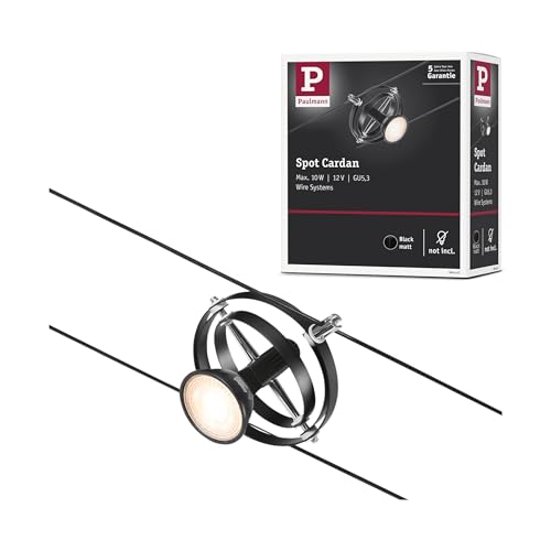 Paulmann Wire Set Cardan max1x10W GU5,3 Schwarz ma
