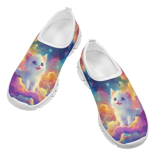 Girls Slip On Shoes Non-Slip Kids Sneakers Cute Shoes for Girls - Main Image