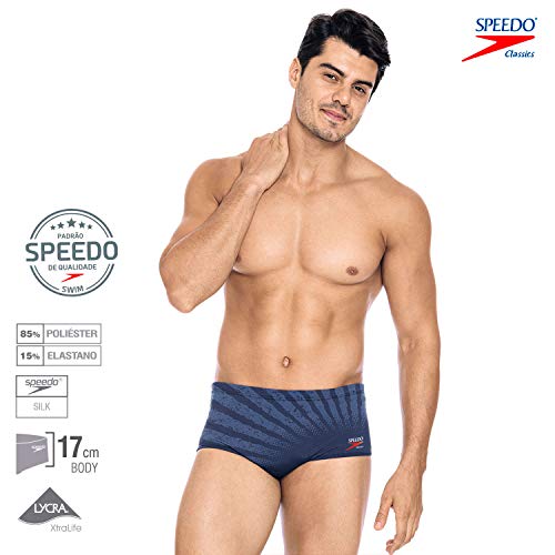 Speedo Classics II, Sunga Masculino, Azul (Marinho), GG2