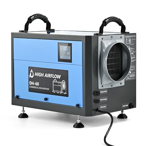 EUHOMY 130 Pint Crawl Space Dehumidifier with Drain Hose