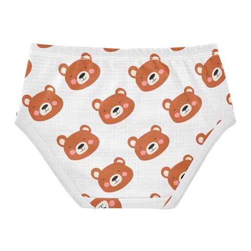 Joisal Cute Cartoon Bears Pink Girls Underwear Toddlers 2t Cotton Little Girl Panties Colorful Briefs Underpants2
