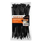 Sweed – Sweed 100 Stück UV-beständige schwarze Kabelbinder, 200 mm r