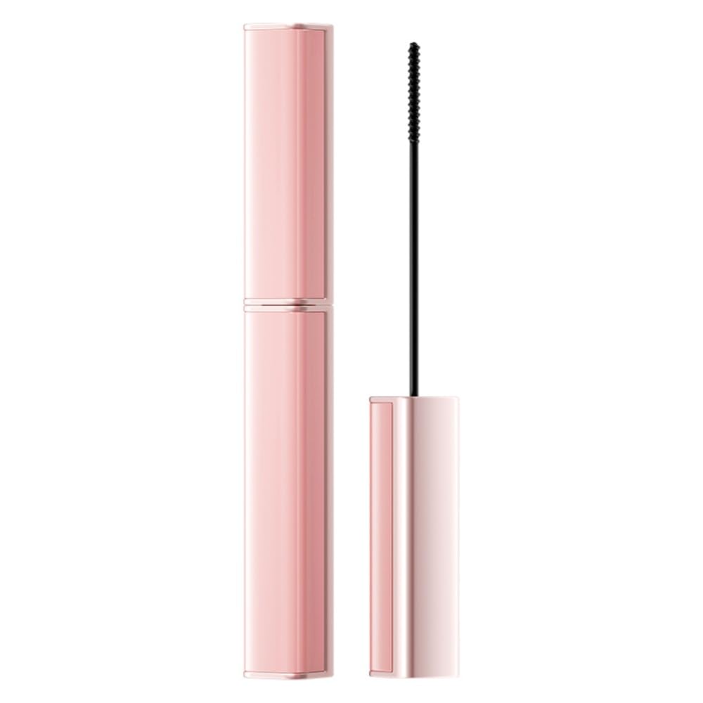 Waterproof Mascara for Tiny & Lower Lashes – Small Precision Brush, Volumizing Black Formula, No Clumping, Smudge & Humidity Resistant, All-Day Wear, Hypoallergenic Eye Makeup Gift， Black (1 Pc)