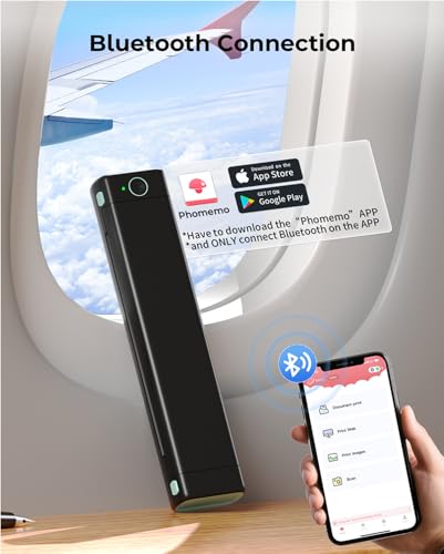 image for Phomemo Portable Printers Wireless for Travel, M08F Inkless Thermal Pr