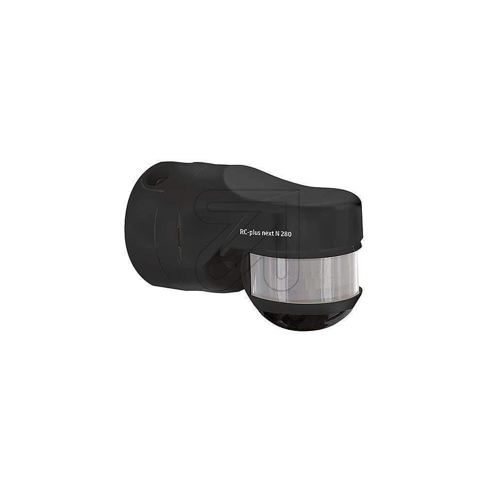 Détecteur de mouvement RC-Plus Next N 280 avec zone de détection de 280° et protection anti-intrusion – Version mise à jour (Noir)