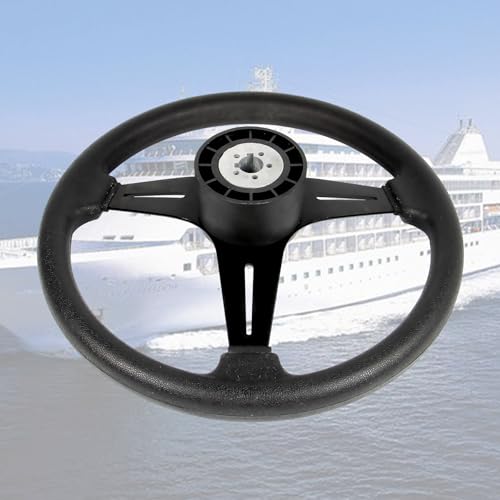 YEHICY 13.8"Marine Boat Steering Wheel with 3/4" Axle Marine Steering Wheel Adapter for Most Marine Boats,Vessels,Yachts,Seastar and Verad, etc by YEHICY - Used condition - Image 5