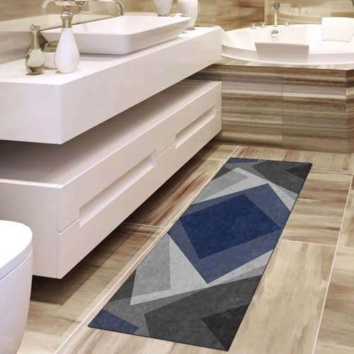 Alfombra larga patchwork para transformar el pasillo y la cocina moderna 4