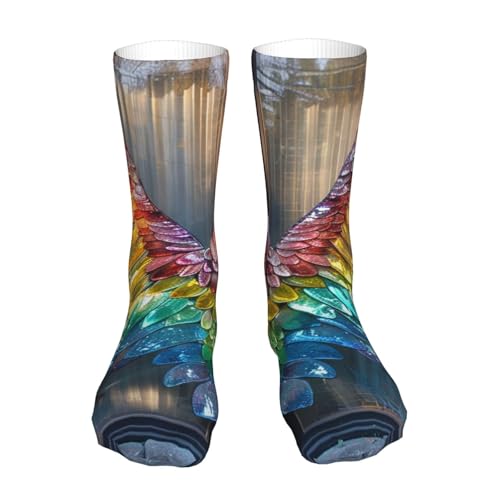 OIBNKCN A pair of colorful Compression Socks-Fashionable and Comfortable, For Indoor & Outdoor Activities, Breathable & Durable