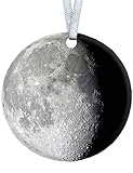 d'ears Moon Ornament, 3 inches, Made in The USA