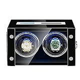 WIDE COMPATIBLE - The pillow in the winder is adjustable, no matter women's small size or men's oversized watch, the rectangle watch winder is able to hold it.