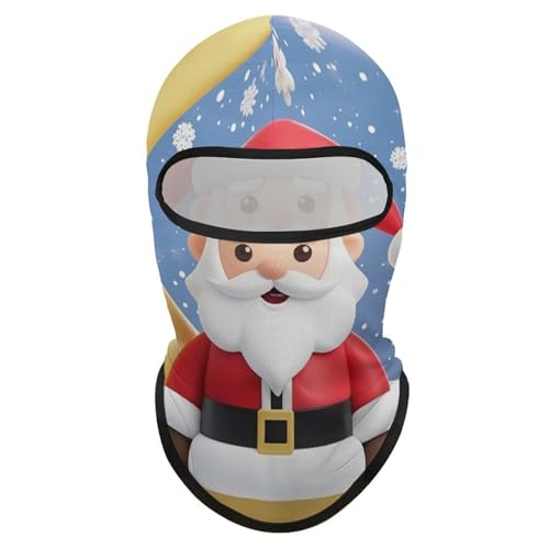 Balaclava para hombre máscara de esquí para mujer máscara de luna curvada máscara facial completa cubierta para ciclismo miniatura 1