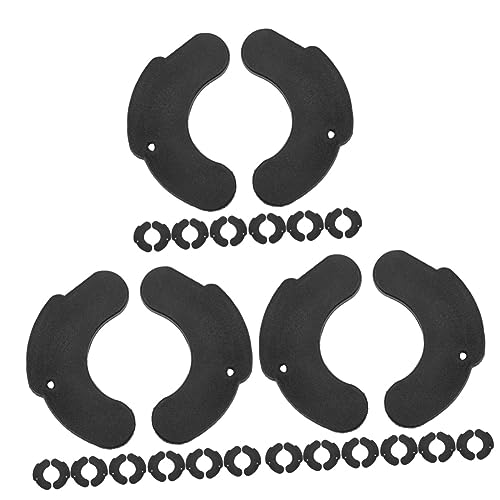 IMIKEYA 18pairs Dumbbell Pads Replacement Shockproof Holder for Rack Fitness Tools Workout Equipment