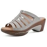 WHITE MOUNTAIN Shoes Valencia Women's Clog Sandal, Ice/Burn/Smooth, 8 M