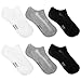 Produktbild Snocks Sneaker Socken Damen (Schwarz, 39-42) Füßlinge Damen Sneaker Socken Damen 39-42 Sneaker Socken Unsichtbare Sneaker Socken Schwarz Füßlinge