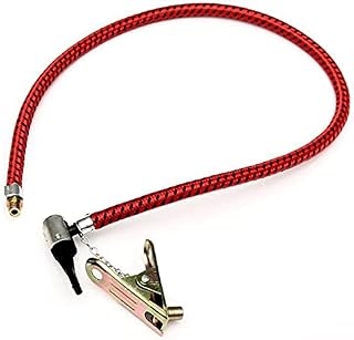 Bicycle Bike Tires Tyre Hand Air Pump Hose Tube, Floor Pump Hose with Adapter, Car Tire Inflator Replacement Hose Bicycle Air Pump Hose Rubber Tool Portable 19.88inch