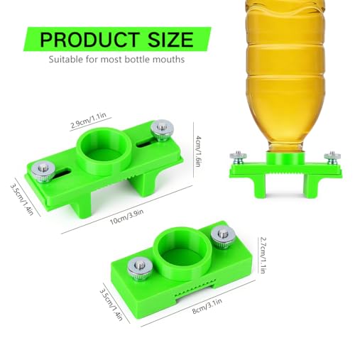 Image of Serplex 2Pcs Wooden Surface Finish Applicator for 10-22mm Width Trim, Woodworking Finish Spreader Guide Edge Banding Glue Applicator for Varnish, Paint Bottle with 3mm Bottle Mouth