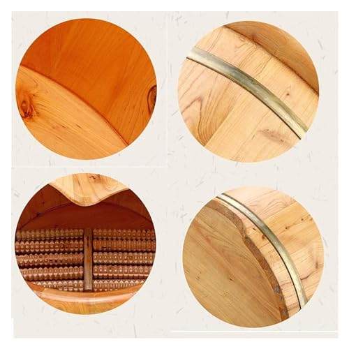 Bañera para pies de madera maciza con masaje miniatura 5